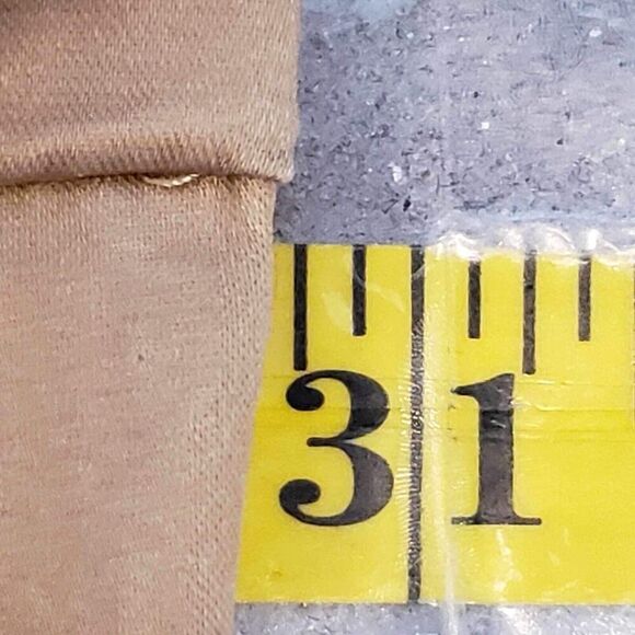 Catherines Blazer Open Front Jacket Plus Size 4X 30/32W Khaki Tan Canvas Pockets - Picture 7 of 11